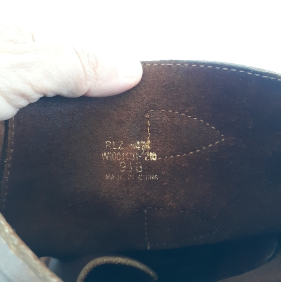 Vintage Polo Ralph Lauren Leather Boots Buckle - Picture 8 of 9